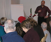 Kurt teaching during Enlightenment Intensive